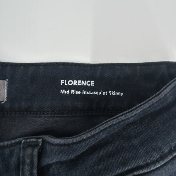 DL1961 Women's Florence Mid Rise Instasculpt Skinny Jeans SIZE 27 Long - Picture 9 of 16